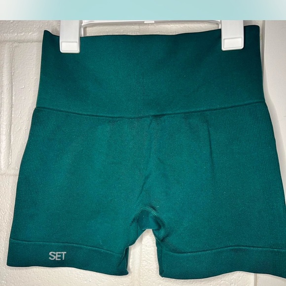 SET ACTIVE SCULPTFLEX® RIBBED BIKE SHORT MOJITO SIZE M - Picture 2 of 5